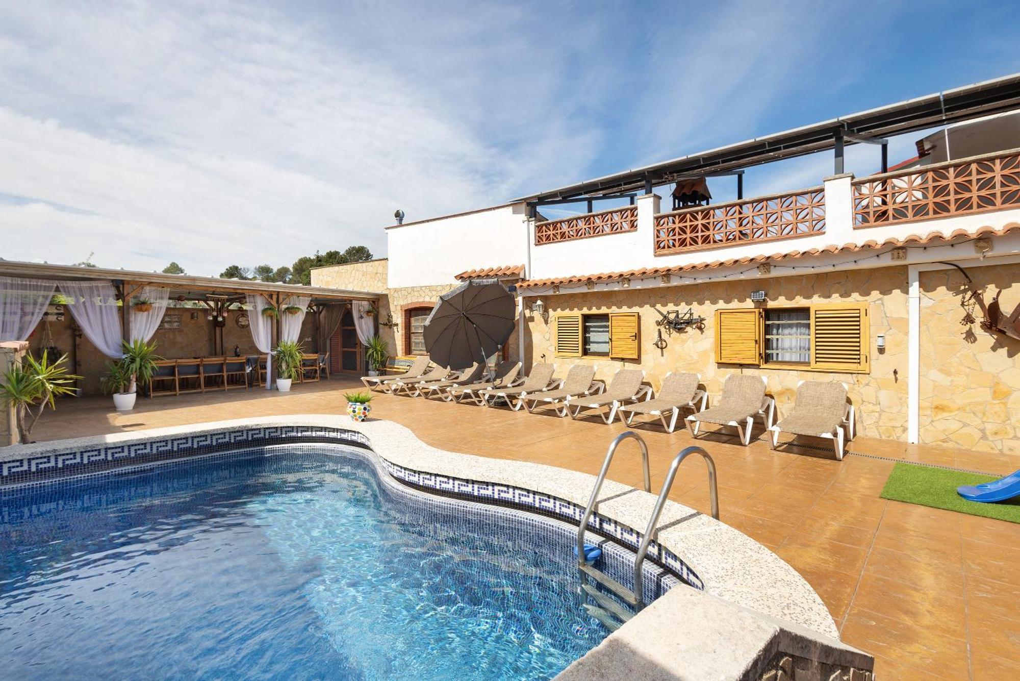 Villa Cal Ramon Con Piscina Rubí Exterior foto